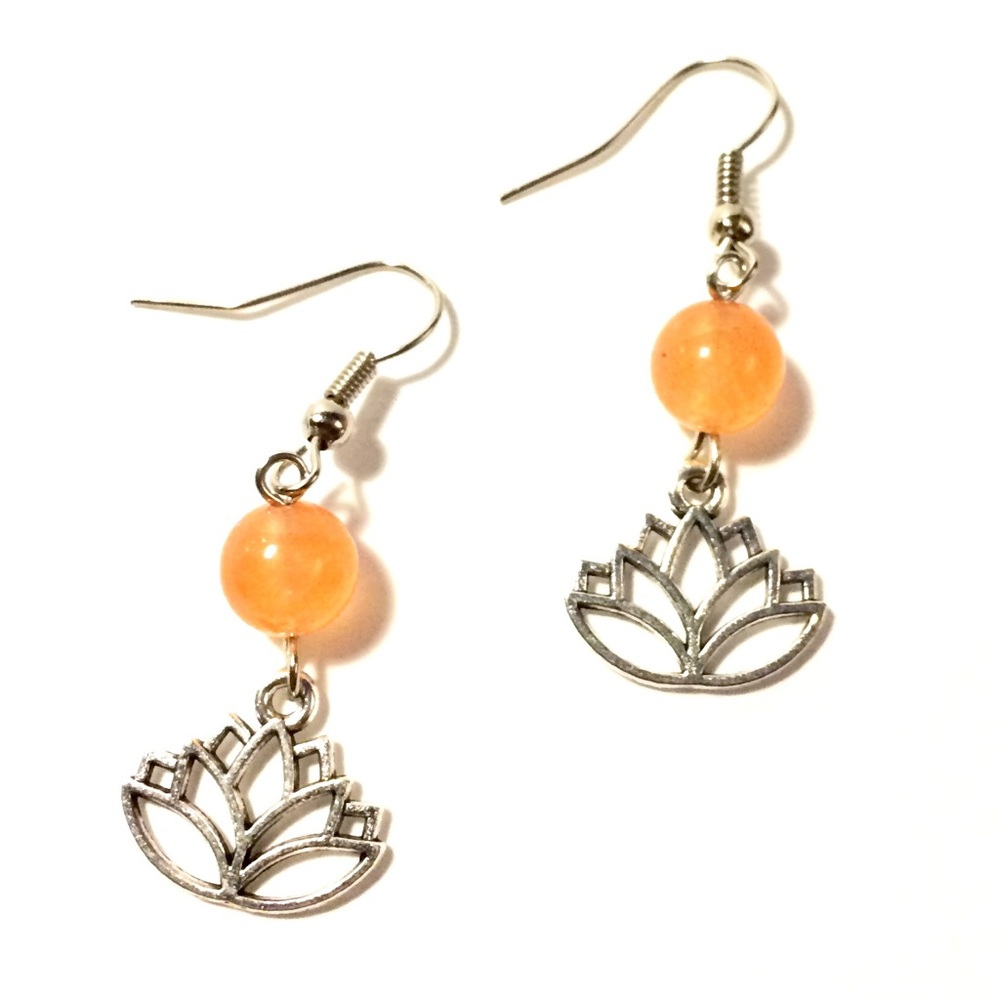 Lotus earrings